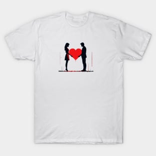 Hidden Feelings - Romantic Valentine's Day T-Shirt